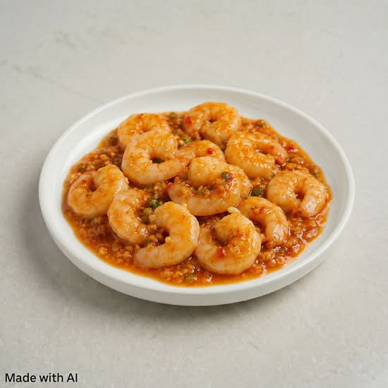 Prawn in Ketchup and Chili Sauce (乾燒蝦仁)